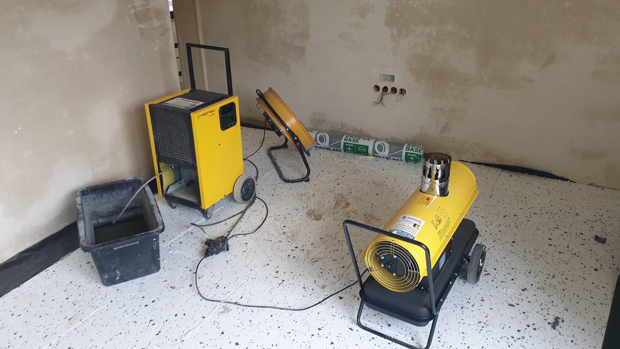 osuszanie po zalaniu Warszawa