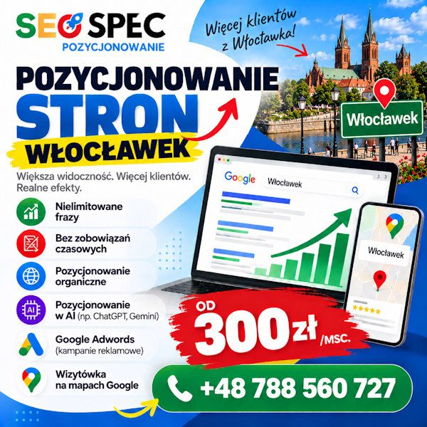 Pozycjonowanie stron Włocławek
