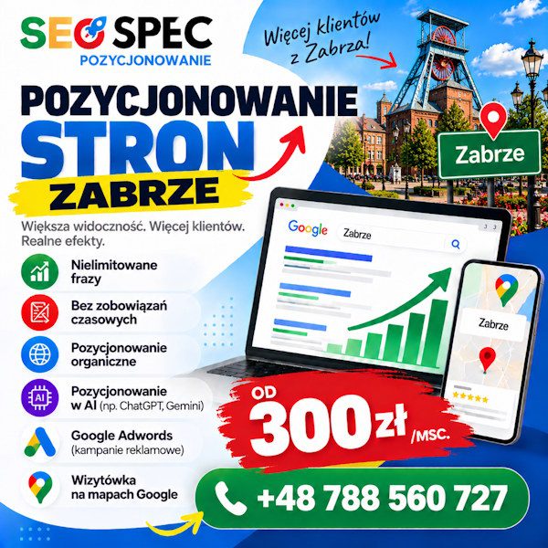 Pozycjonowanie stron Zabrze