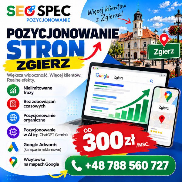 Pozycjonowanie stron Zgierz